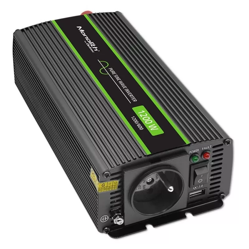 Autoinverter Qoltec Monolith 1200 W must 12 V