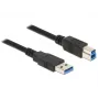 USB-kaabel DeLOCK 85067 USB 3.2 Gen 1 1,5 m USB A USB B must