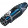 Neutrik XLR-pistikupesa, sirge, kontaktide arv: 3, must NC3FXX-BAG 1 tk (NC3FXX-BAG)