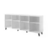 Kummut Cama Meble ETNA 200x42x82 cm, valge matt, puitlaastplaat, 16 mm raam