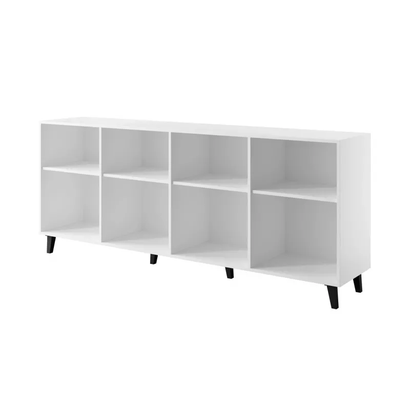 Kummut Cama Meble ETNA 200x42x82 cm, valge matt, puitlaastplaat, 16 mm raam