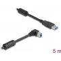 DeLOCK USB-kaabel tüüp-A isane tüüp-B isane 90° paremnurkne 5 m