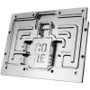 Graafikakaardi vesijahutusplokk Alphacool Core RX 9070 XT Hellhound+ Transparent Chrome tagaplaadiga