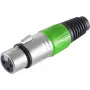 XLR-pistik ShiverPeaks BS55022-G roheline — 3-kontaktiline isane audiopistik