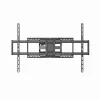 Täisliigutusega teleri seinakinnitus GEMBIRD WM-105ST-01 50–105-tollistele teleritele, terasest liigendkronstein, max 75 kg, VESA 200x100–900x600