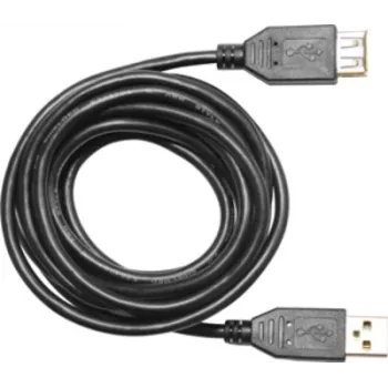 USB-kaabel Eltako 30000020 USB-A-pesa USB-A isasele, 2 m, must
