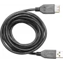 USB-kaabel Eltako 30000020 USB-A-pesa USB-A isasele, 2 m, must