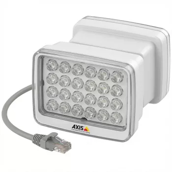 AXIS T90D35 PoE W-LED Illuminator - Infrared Illuminator - Lakke Paigaldatav, postikinnitatav, sobib seinale kinnitamiseks - Siseruum, Välisruum - Valge, Hõbedane - AXI jaoks