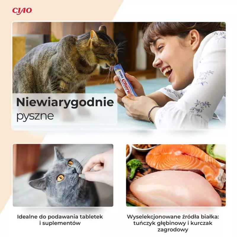 INABA Churu valikukarp Tuunikala – kassimaiused – 60 x 14g