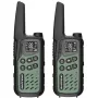 Käsiraadio Baofeng BF-T25E — 16 kanalit, 2 × 1400 mAh Li-Ion, VOX, LCD, roheline, komplekt 2 tk