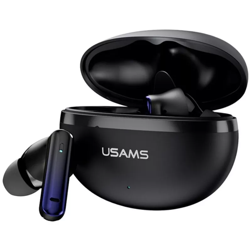 Bluetooth kõrvaklapid Usams TWS E02 ANC+ENC must