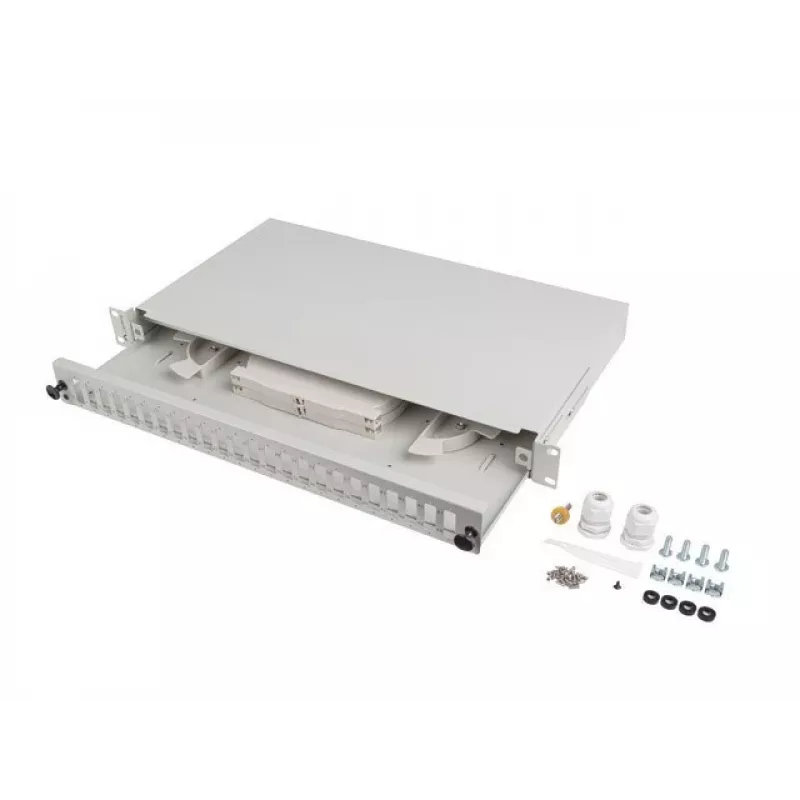 Fiiber-paigapaneel LANBERG FOP1-24SD-LQS 19 tolli 1U 24xSC dupleks 24xLC kvad