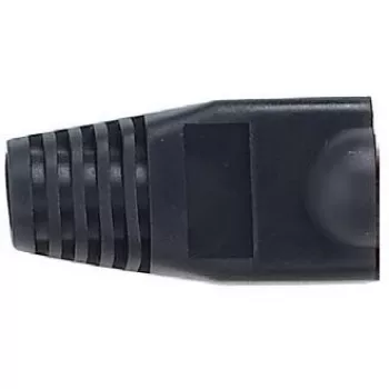 Equip kaabel Boot, must, kaablikaitse, must, RJ-45, 28 mm, 105 g, 100 tk