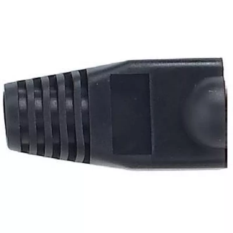 Equip kaabel Boot, must, kaablikaitse, must, RJ-45, 28 mm, 105 g, 100 tk