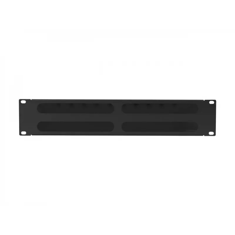 Rack-mount 19 inch 2U kaabel Organizer LANBERG AK-1705-B, must