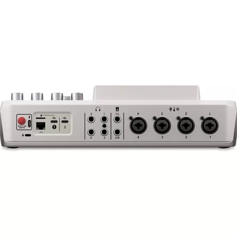 Audio interface Rode RodeCaster Pro II valge — mitmekanaliline USB-salvestuskonsool