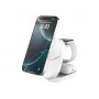 Sisetreilaadur Belkin UltraCharge 25w Qi2 3in1 Magnetlaadur EL valge ümmargune