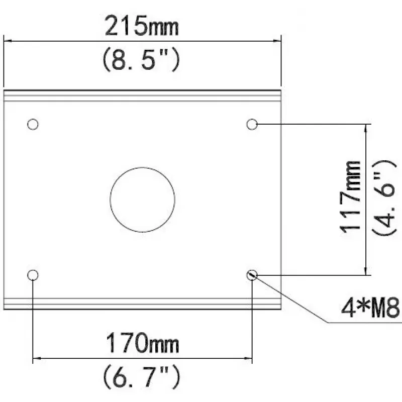 ALLNET ALL-CAM2498-LEP postikinnitusklamber valvesekaamerate turvaliseks paigaldamiseks