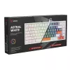 Savio ASTRAL WHITE JADE klaviatuur mängudele USB QWERTY US International