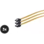 Sisemine arvutikaabel ShiverPeaks SCO 78246-0.5-Y3 50 cm sirge metallvedruga