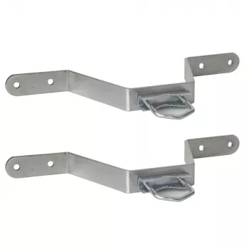 Mastikinnitusklamber Extralink K150 M8 U-poldiga, roostevaba teras, maksimaalne koormus 14 kg, 2 tk pakendis