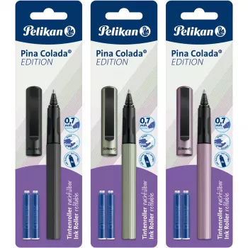 Pelikan Pina Colada Edition, pastapliiats, segavärvid, sinine, 0,7 mm, peen, mõlemakäeline