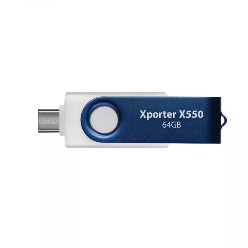 USB-mälupulk Patriot Memory 64 GB Dual USB A+C PS64GX550AAD valge sinine