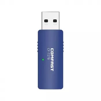 USB Wi‑Fi ja Bluetooth-adapter Comfast CF-727B, kaheribaline 2,4/5 GHz, kuni 1300 Mbit/s