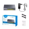 CUDY GS105P 5-pordiline Gigabit PoE+ lüliti 36W