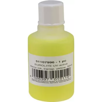 Templivärv EUROLITE UV-aktiivne läbipaistev kollane 50 ml (51107996)