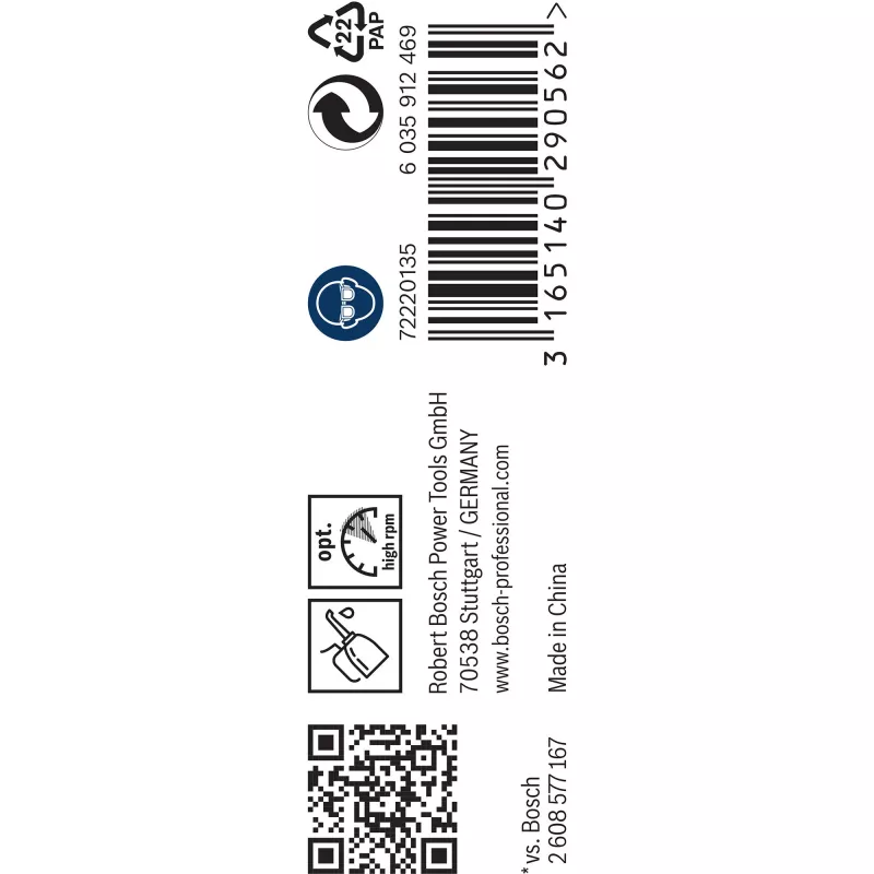 HSS-keerdtrelliterad Bosch 2608595056 HSS-lihvitud 5-10mm