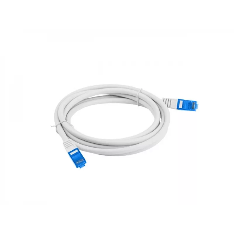 LANBERG võrgukaabel RJ-45 kuni RJ-45 S/FTP PCF6A-10CC-0050-S, 0.5 m, CCA juht, 500 MHz, LSZH, hall