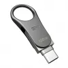 USB-mälupulk Silicon Power C80 128 GB USB 3.2 Gen 1 (Type-A / USB-C) titaan