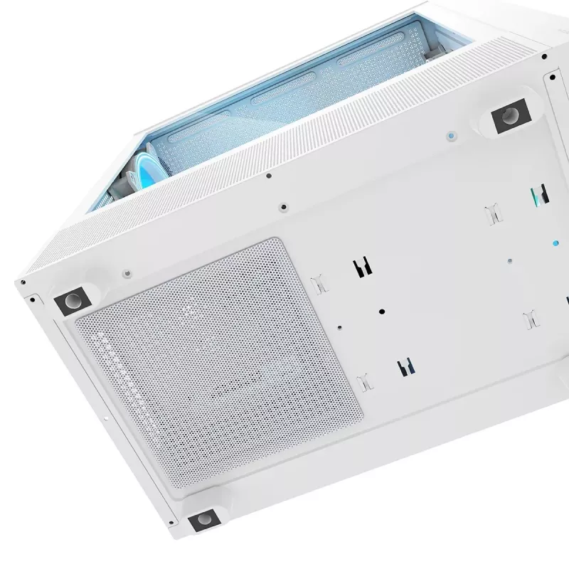 PC-korpus MODECOM BREEZE ARGB Flow MIDI Must — ATX, 3x140mm ees + 1x140mm taga, karastatud klaas, USB-C