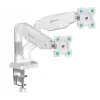 Seinakinnitus ONKRON G160-W 13–32-tollistele monitoridele, valge, fikseeritud kaldega, VESA 75x75–100x100