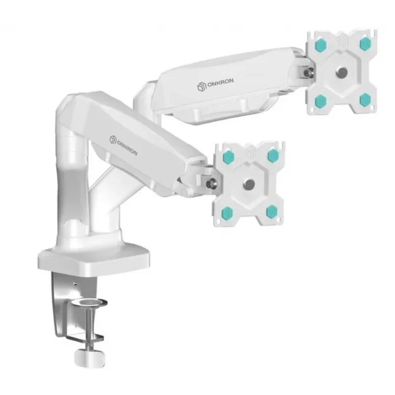 Seinakinnitus ONKRON G160-W 13–32-tollistele monitoridele, valge, fikseeritud kaldega, VESA 75x75–100x100