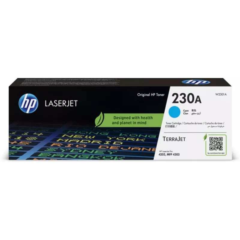 HP W2301A printeritarvik tsüaan