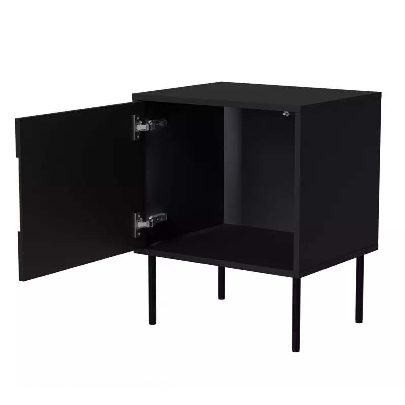 Cama INSERTO Öökapp, 2 tk, 50x40x61.5 cm, must + LED