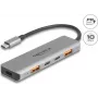 DeLOCK 64302 sülearvuti dokkijaam Juhtmega USB 3.2 Gen 2 USB-C Hall 95W