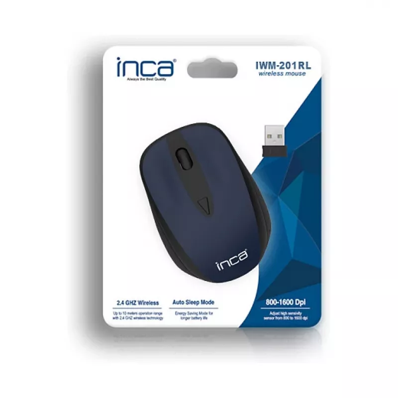 Cian Technology GmbH INCA Hiir IWM-201RL Nano-USB juhtmevaba 1600 DPI BL/SW jaemüük - Hiir