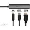 USB USB-C jaotur Alcasa HUB-C002A 5000 Mbit/s HDMI USB 3.0