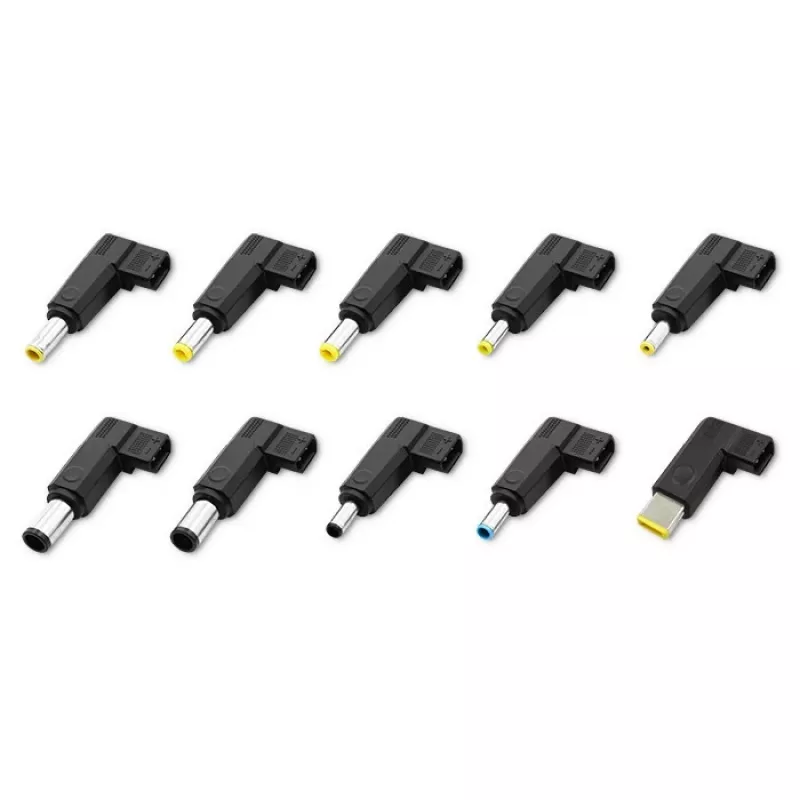 Universaalne toiteadapter QOLTEC 52414 65W 10 vahetatava pistikuga