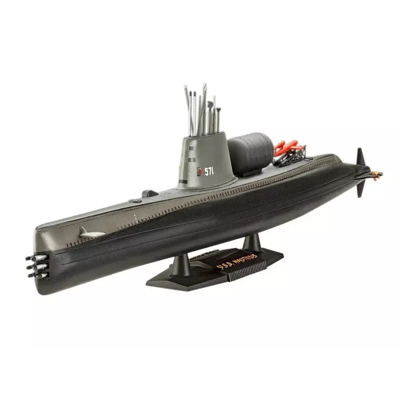 Plastikust mudellaev REVELL U.S.S. Nautilus mõõtkavas 1:305, komplekt 05184
