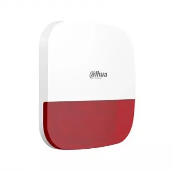 Välistingimustes kasutatav juhtmevaba sireen DAHUA ARA13-W2-868-RED, 868 MHz, punane korpus