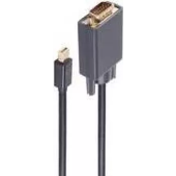 ShiverPeaks BS10-54025 - 1 m - Mini DisplayPort - VGA - Isane - Isane - Kuldne