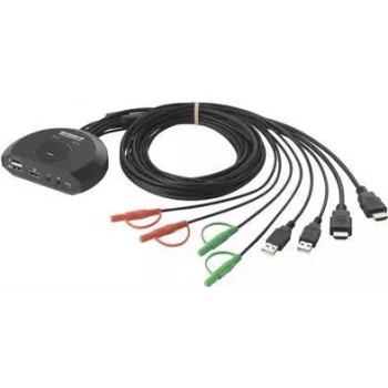 SP-KVM-210 KVM-konsool HDMI klaviatuur 4096 x 2160 pikslit (SP-10105820)