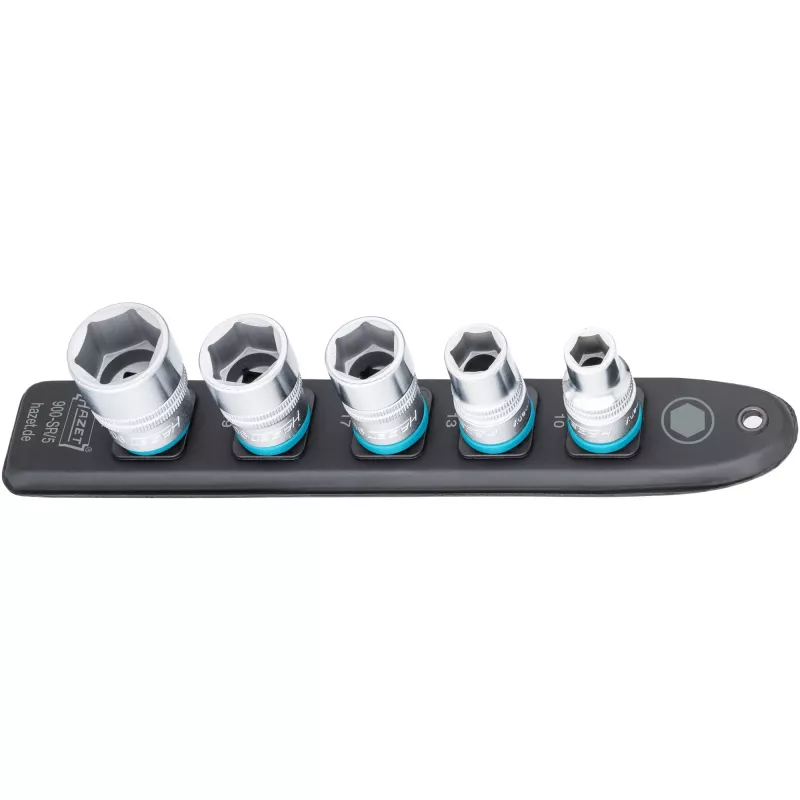 Hazet 900-SR/5 1/2-tollise ajamiga kuuskantpesade komplekt SW 10–22, 5 tk
