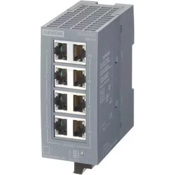 Mittehallitav tööstuslik lüliti Siemens SCALANCE XB008, 8 Etherneti porti, 100 Mbps, mudel 6GK5008-0BA00-1AB2