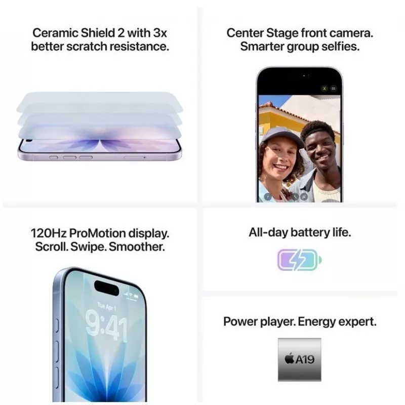 Nutitelefon Apple iPhone 17 6,1-tolline 256 GB Mist Blue