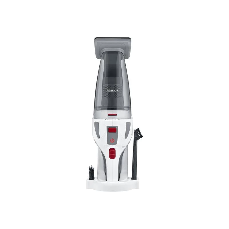 Severin HV 7146 pulkpuhasti/elektriline luud Aku Kuiv&märg UltraFine 120 W Hall, Punane, Valge 2,2 Ah